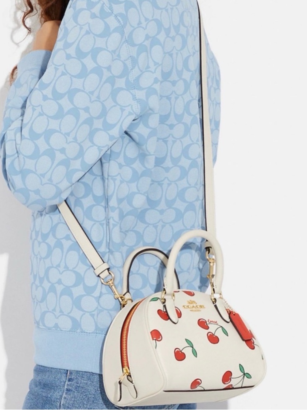 Coach 🍒 Cherry & Purse New With Tags - Picture 2 of 10